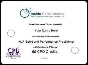 CPD Certificate Example
